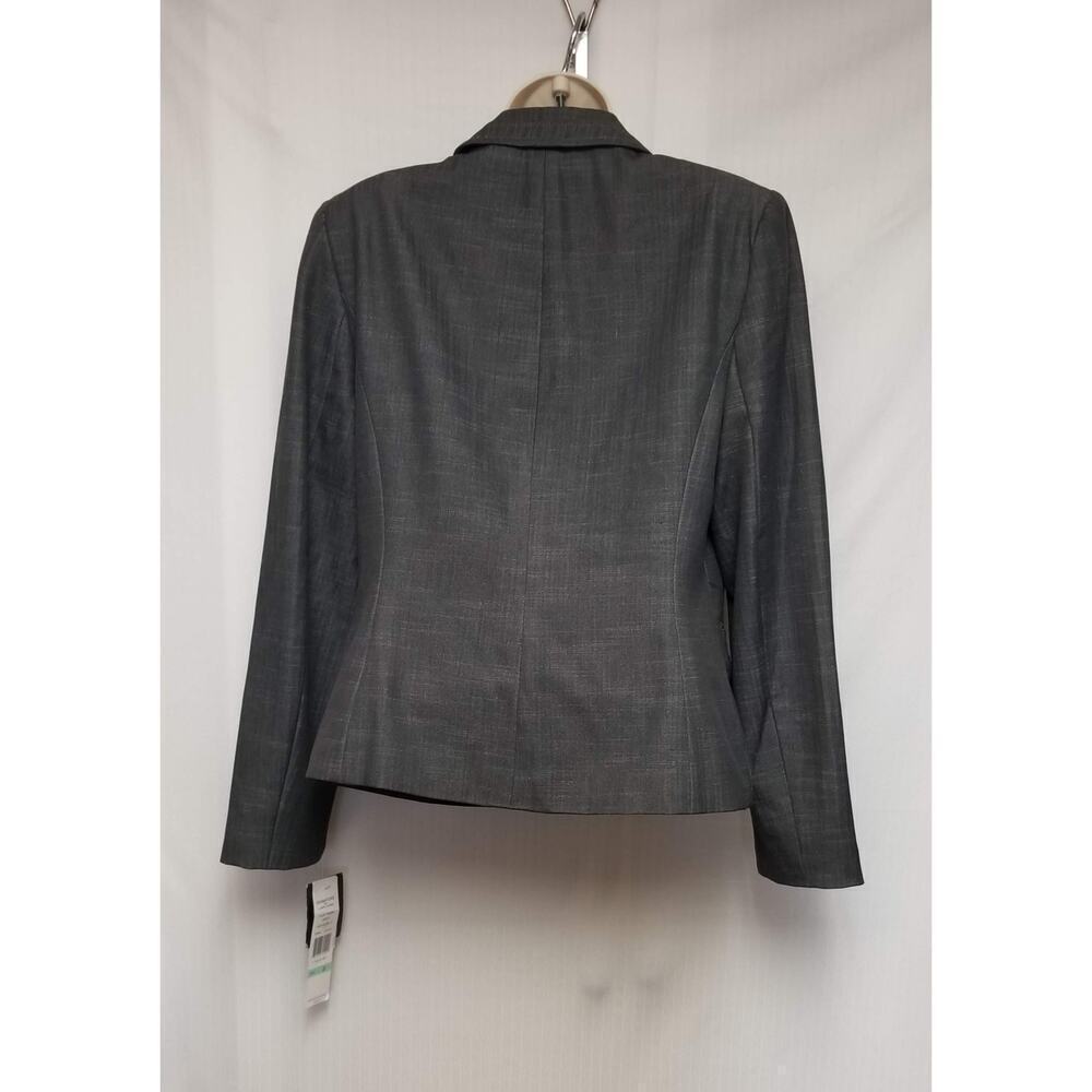 NWT Signature By Larry Levine Suit Jacket Color Heather Gray Size 8 - Picture 6 of 12